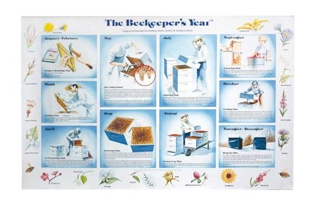 Beekeeping Year Poster