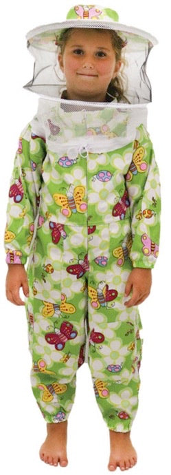 Kids Floral Beekeeping Suit (Green)