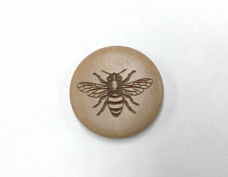 Bee Wood Magnet