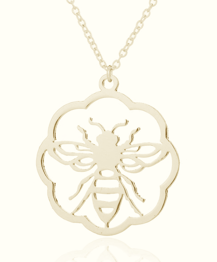 Bee Flower Necklace