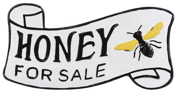 'Honey for Sale' Sign Metal