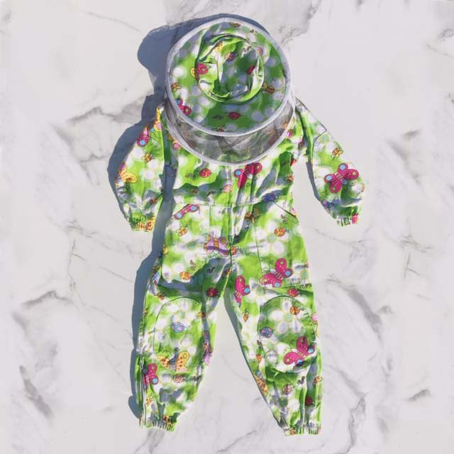 Kids Floral Beekeeping Suit (Green)