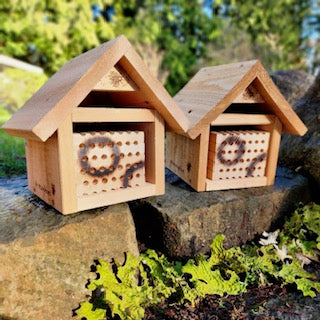Mason Bee Houses (Shelter with Stack)